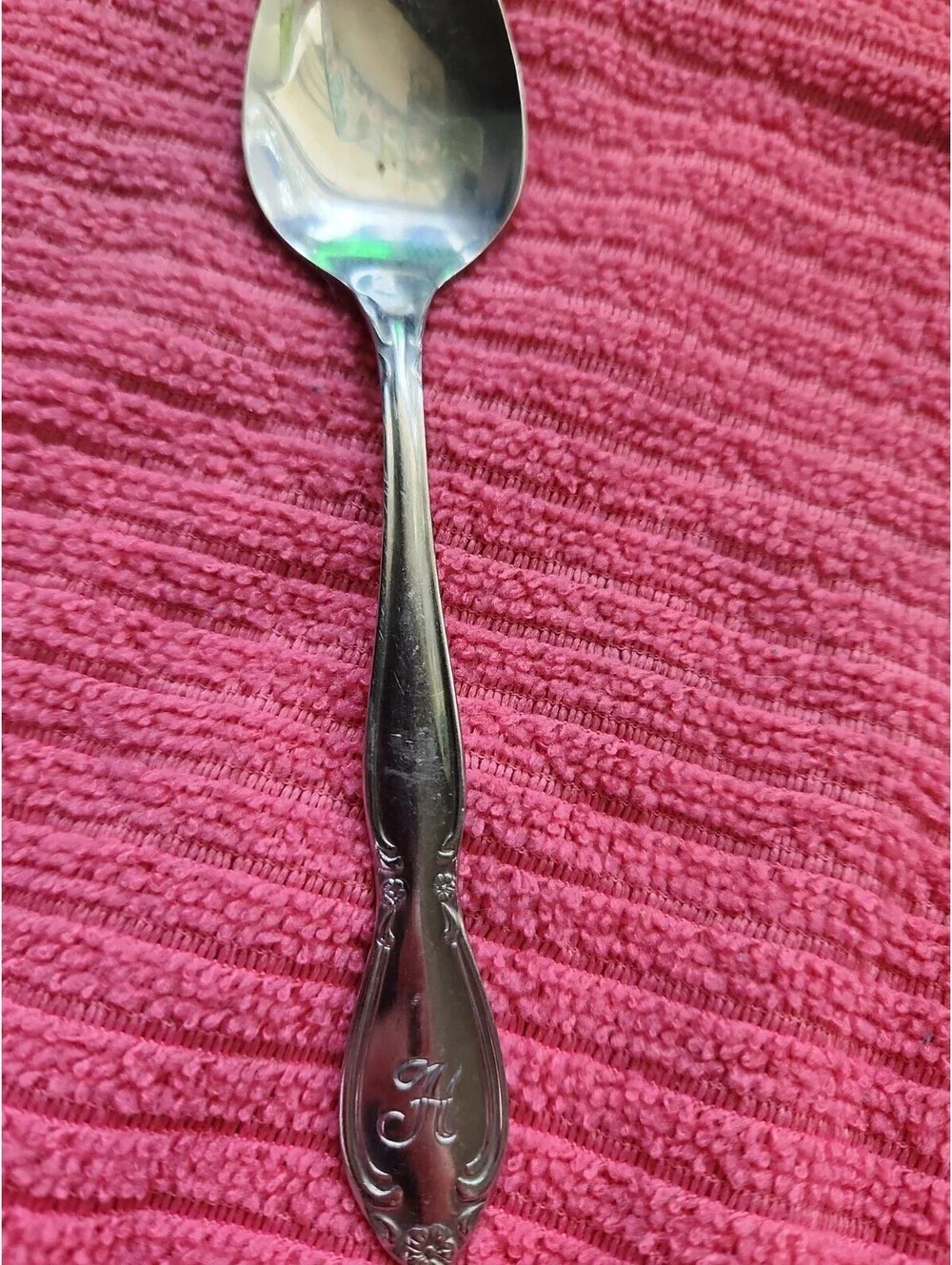 Customcraft Monogrammed H spoon!